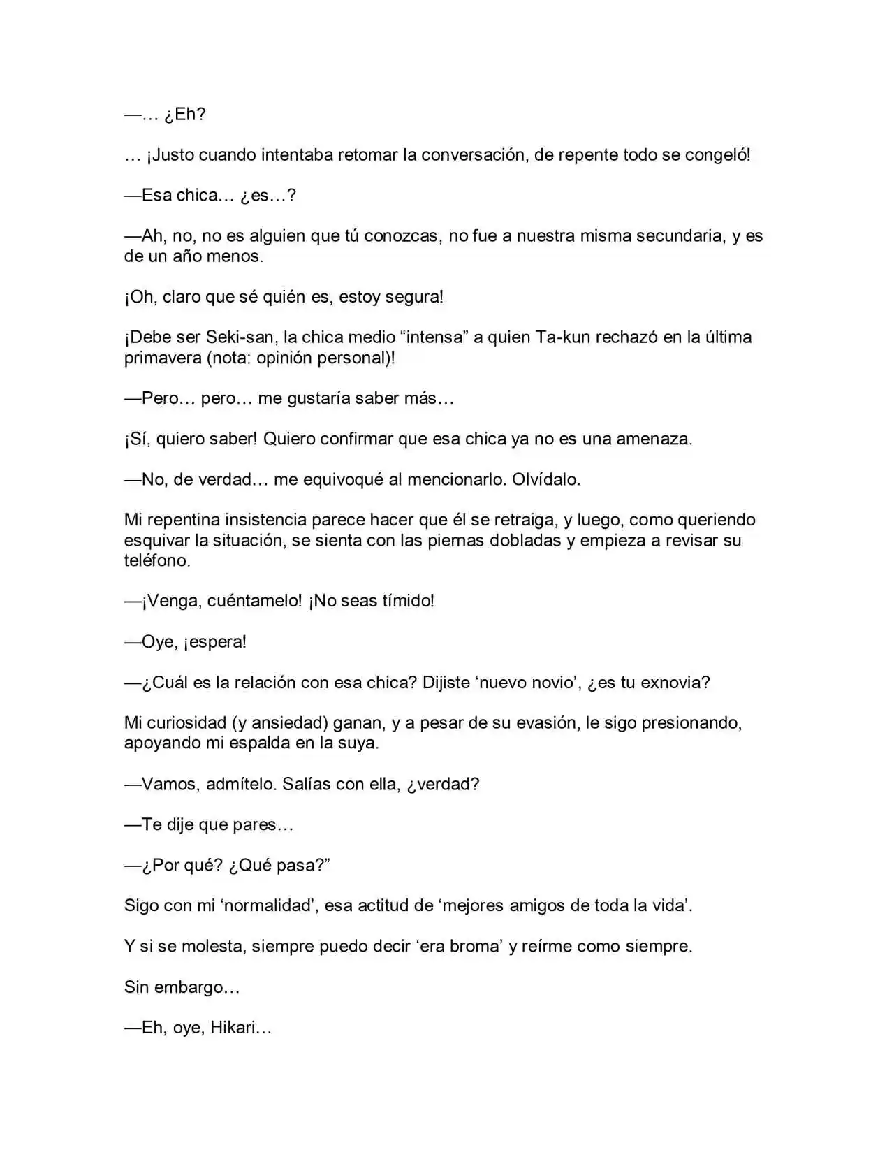 Es Algo Tarde, Pero Me He Enamorado De Mi Amigo De La Infancia (Novela) (Novela) - Capítulo 18 - Página 5 - LectorTMOo