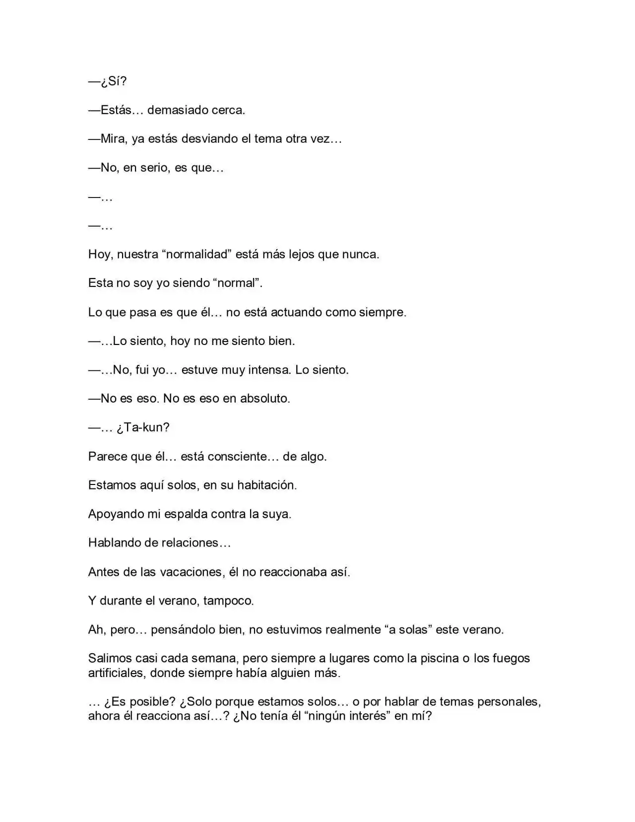 Es Algo Tarde, Pero Me He Enamorado De Mi Amigo De La Infancia (Novela) (Novela) - Capítulo 18 - Página 6 - LectorTMOo