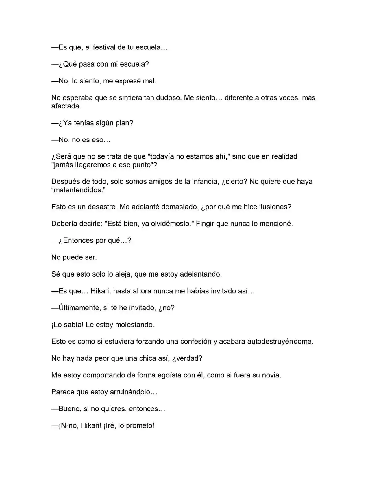 Es Algo Tarde, Pero Me He Enamorado De Mi Amigo De La Infancia (Novela) (Novela) - Capítulo 19 - Página 5 - LectorTMOo