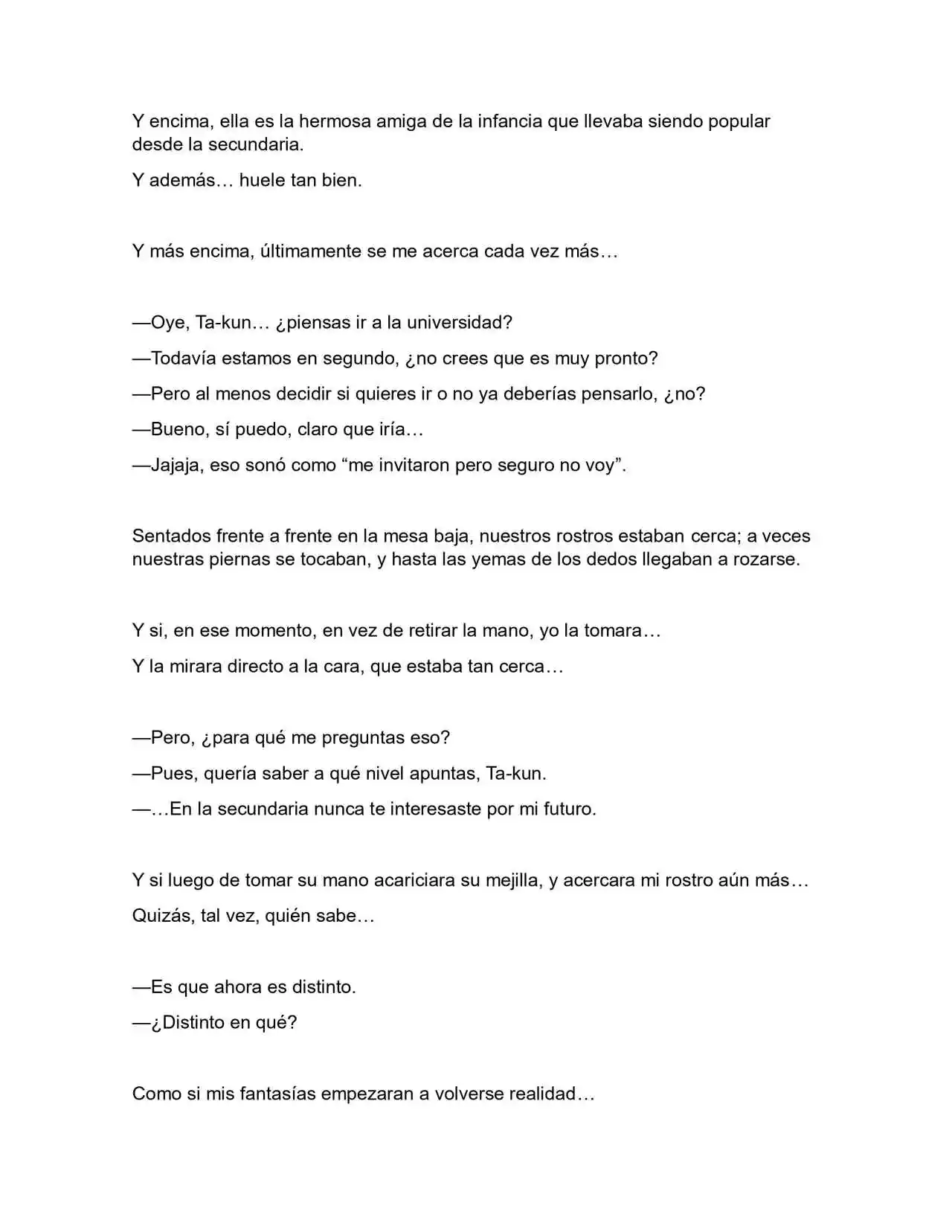 Es Algo Tarde, Pero Me He Enamorado De Mi Amigo De La Infancia (Novela) (Novela) - Capítulo 41.50 - Página 6 - LectorTMOo