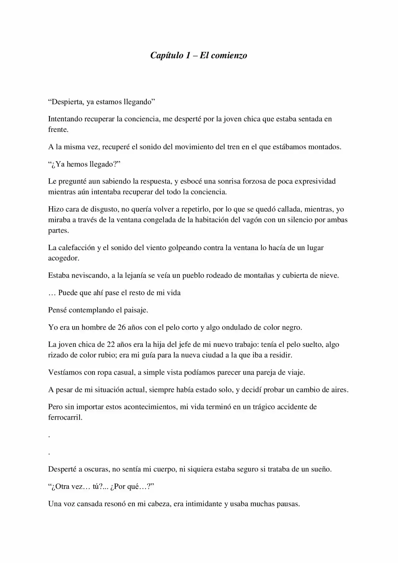 ¿Es Correcto Temer A La Muerte? (Novela) - Capítulo 1 - Página 1 - LectorTMOo