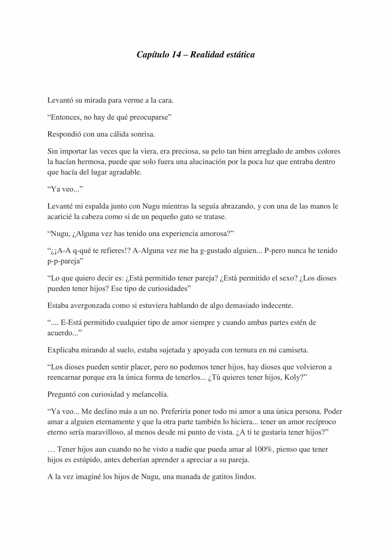 ¿Es Correcto Temer A La Muerte? (Novela) - Capítulo 14 - Página 1 - LectorTMOo