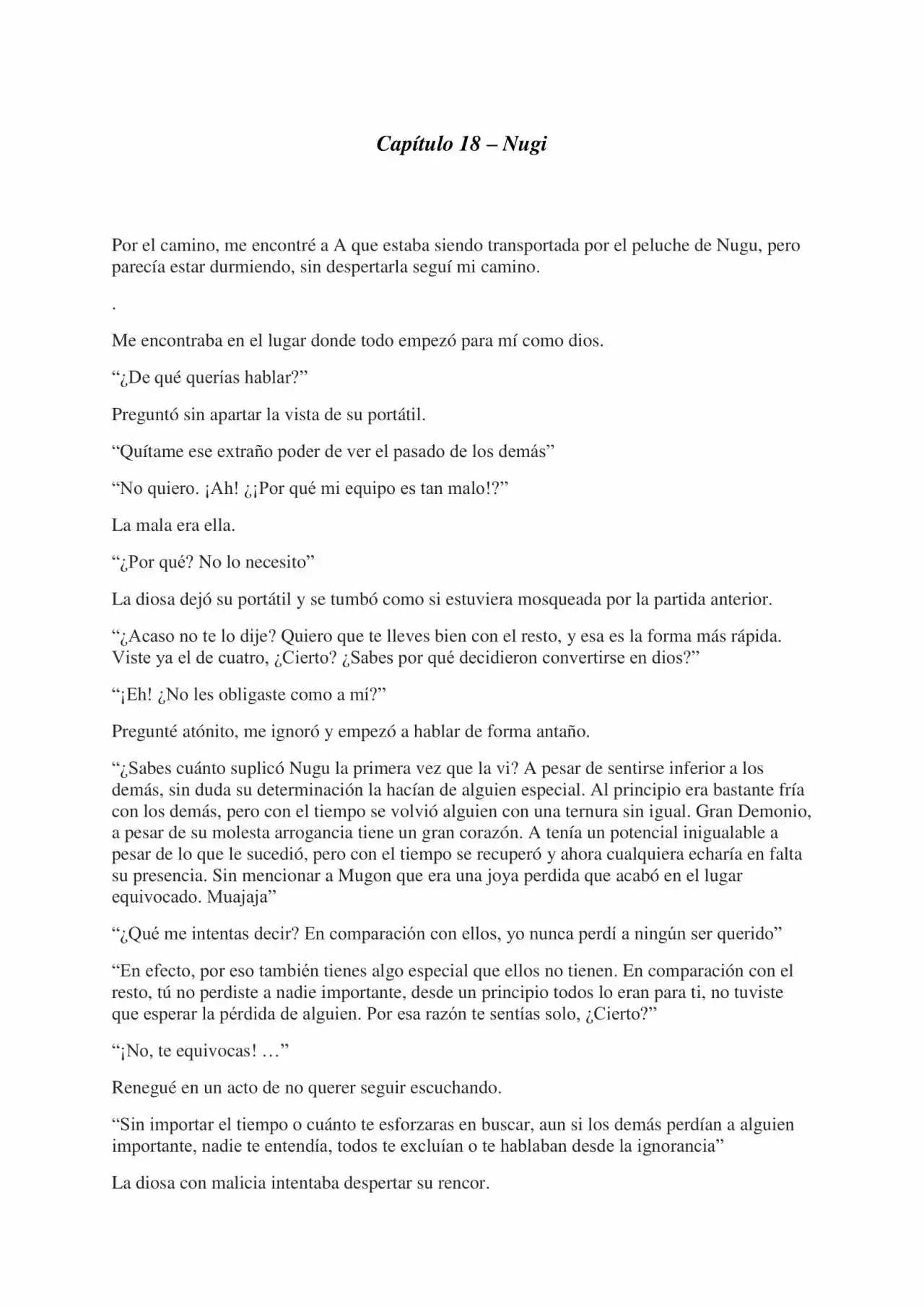 ¿Es Correcto Temer A La Muerte? (Novela) - Capítulo 18 - Página 1 - LectorTMOo