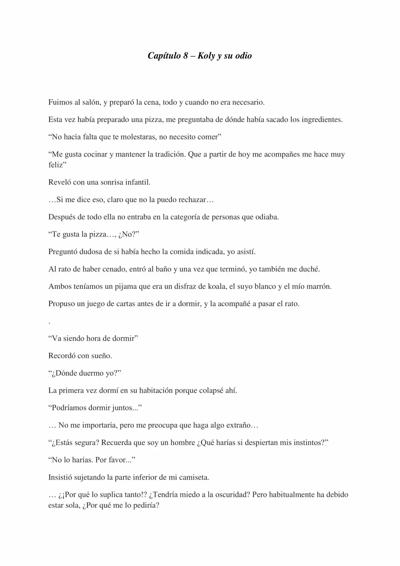 ¿Es Correcto Temer A La Muerte? (Novela) - Capítulo 8 - Página 1 - LectorTMOo