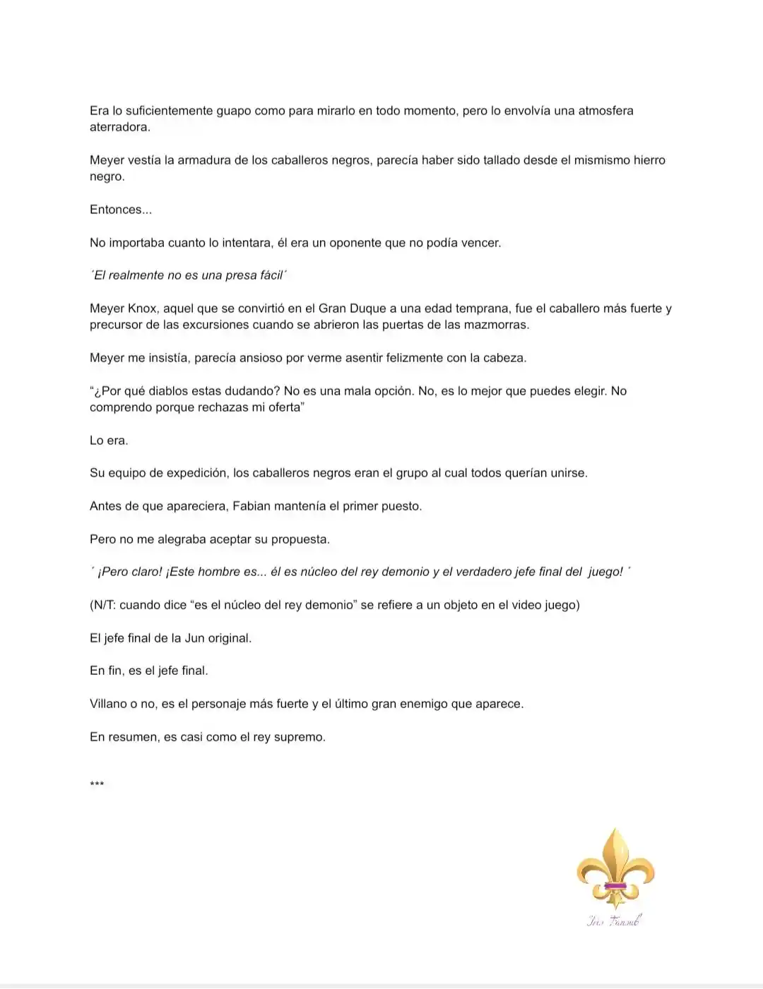 Es Un Malentendido Que Soy La Amante Del Jefe Final (Novela) - Capítulo 1 - Página 5 - LectorTMOo