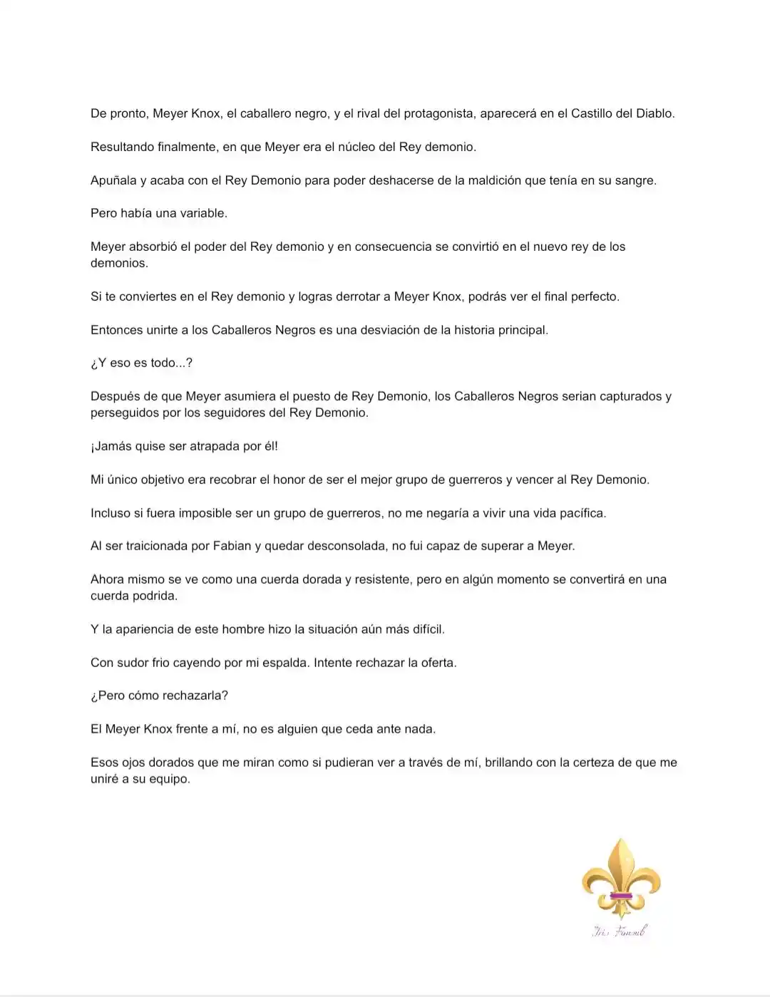 Es Un Malentendido Que Soy La Amante Del Jefe Final (Novela) - Capítulo 1 - Página 7 - LectorTMOo