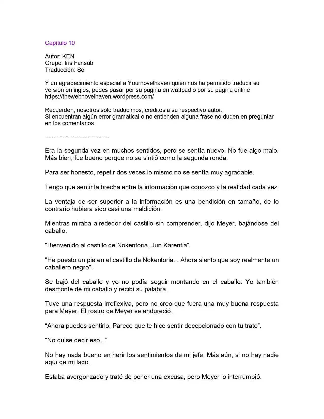 Es Un Malentendido Que Soy La Amante Del Jefe Final (Novela) - Capítulo 10 - Página 3 - LectorTMOo