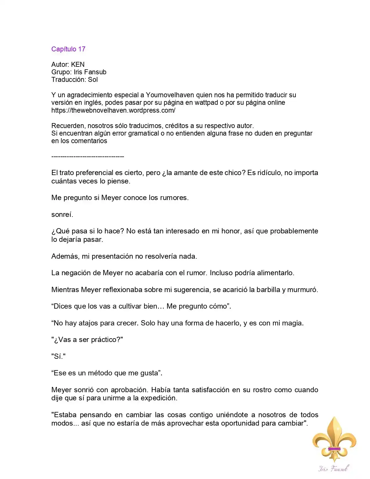 Es Un Malentendido Que Soy La Amante Del Jefe Final (Novela) - Capítulo 17 - Página 3 - LectorTMOo