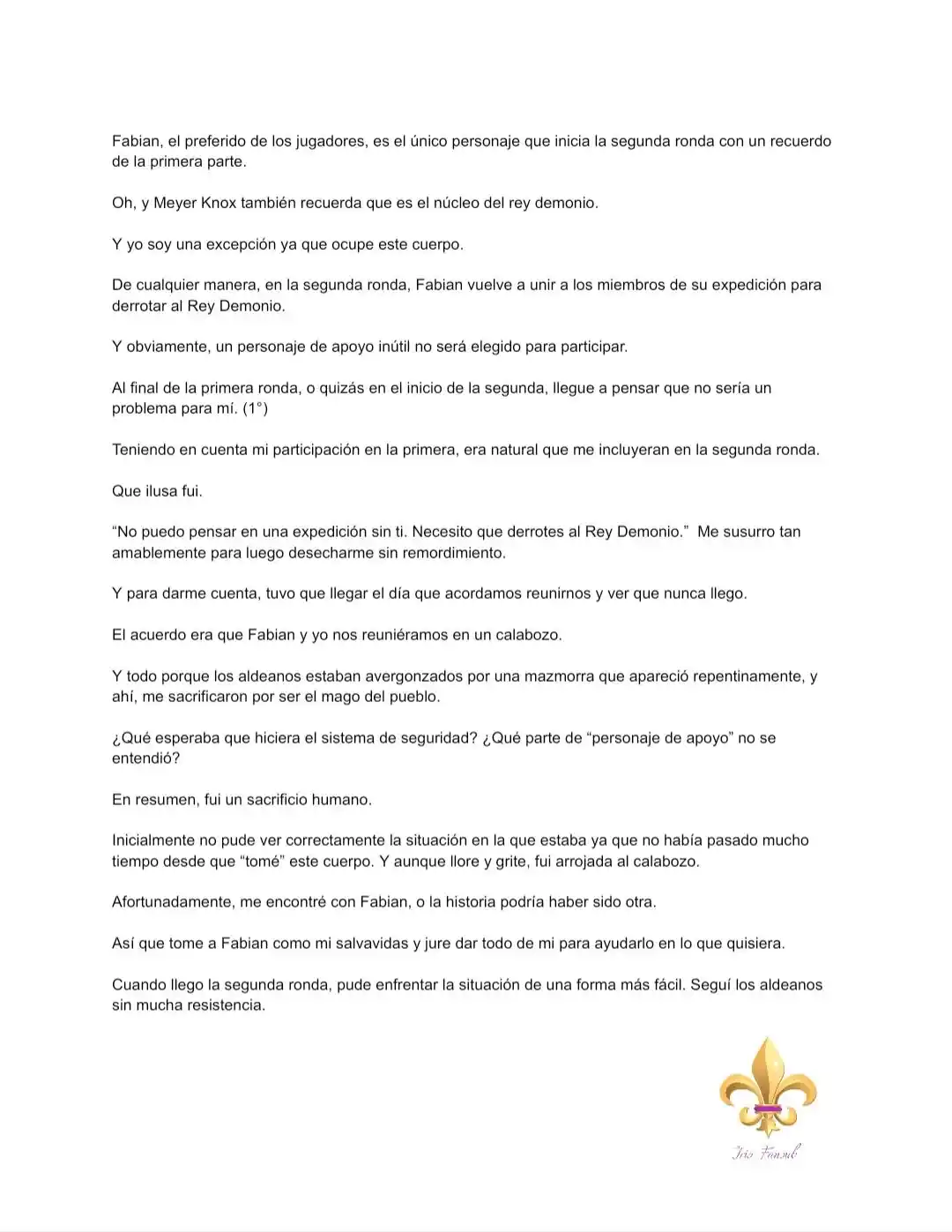 Es Un Malentendido Que Soy La Amante Del Jefe Final (Novela) - Capítulo 2 - Página 4 - LectorTMOo