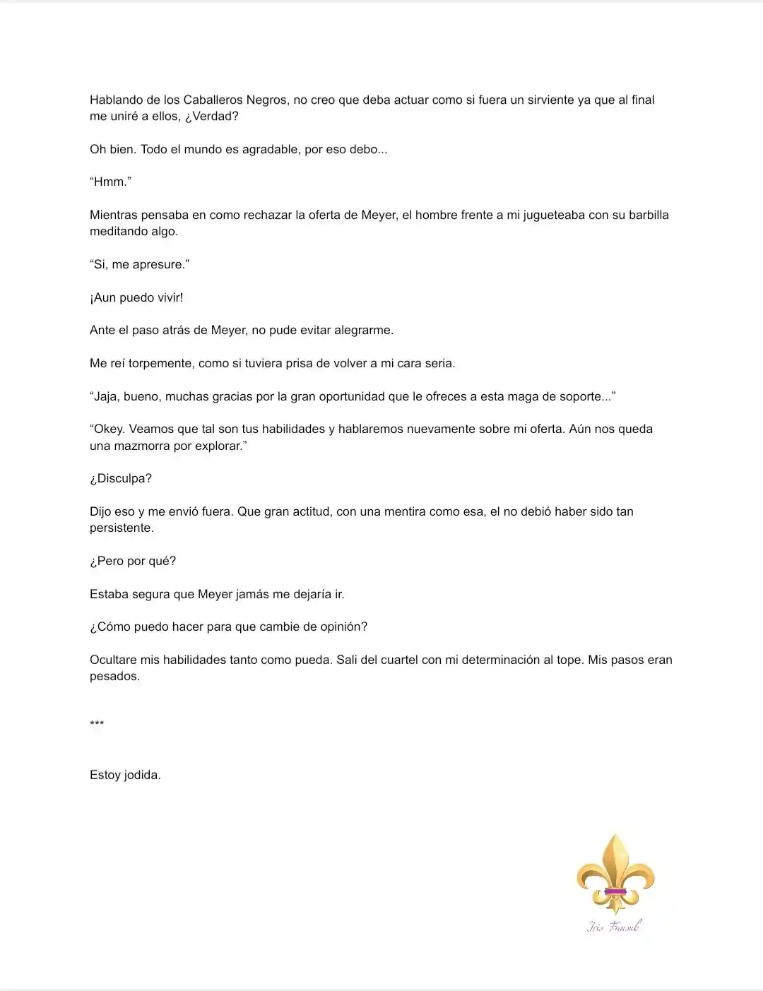 Es Un Malentendido Que Soy La Amante Del Jefe Final (Novela) - Capítulo 2 - Página 7 - LectorTMOo