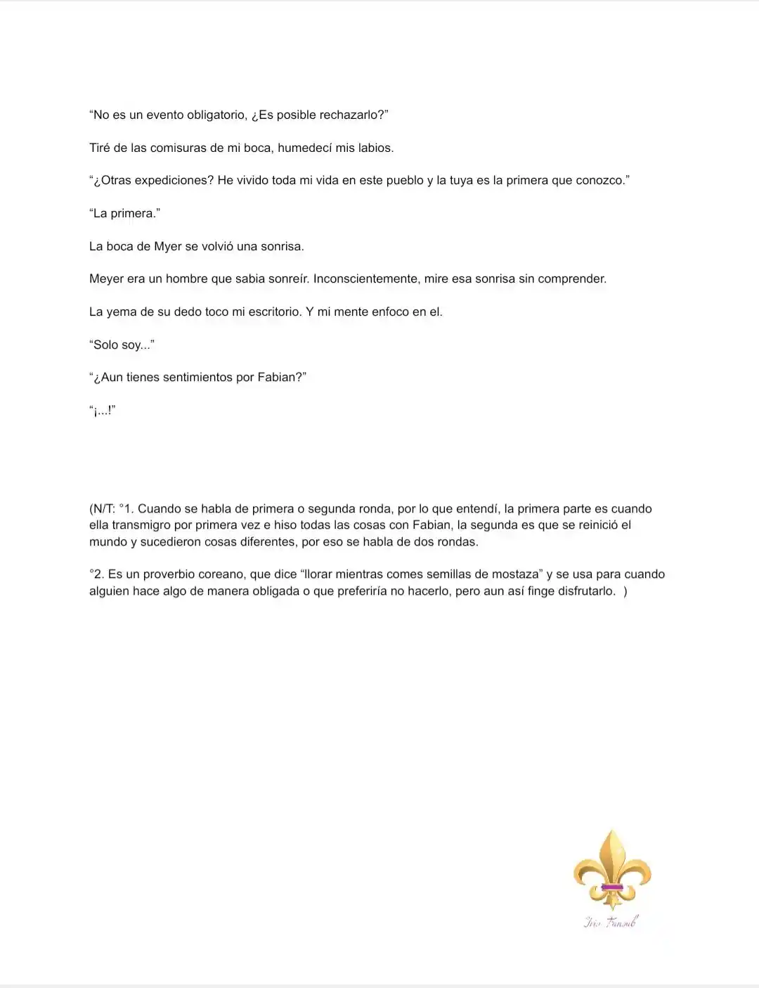Es Un Malentendido Que Soy La Amante Del Jefe Final (Novela) - Capítulo 2 - Página 10 - LectorTMOo