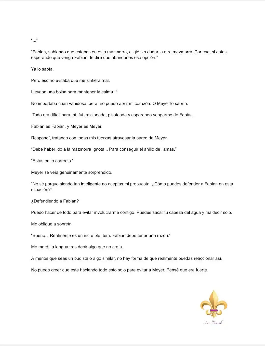 Es Un Malentendido Que Soy La Amante Del Jefe Final (Novela) - Capítulo 3 - Página 5 - LectorTMOo