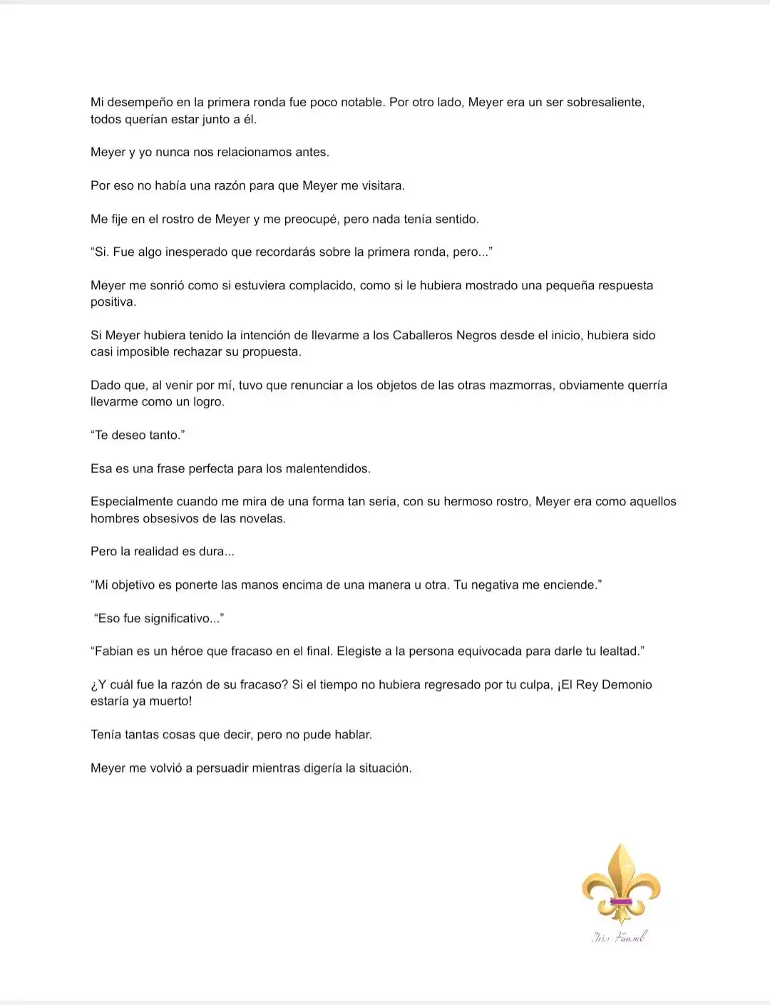 Es Un Malentendido Que Soy La Amante Del Jefe Final (Novela) - Capítulo 3 - Página 7 - LectorTMOo