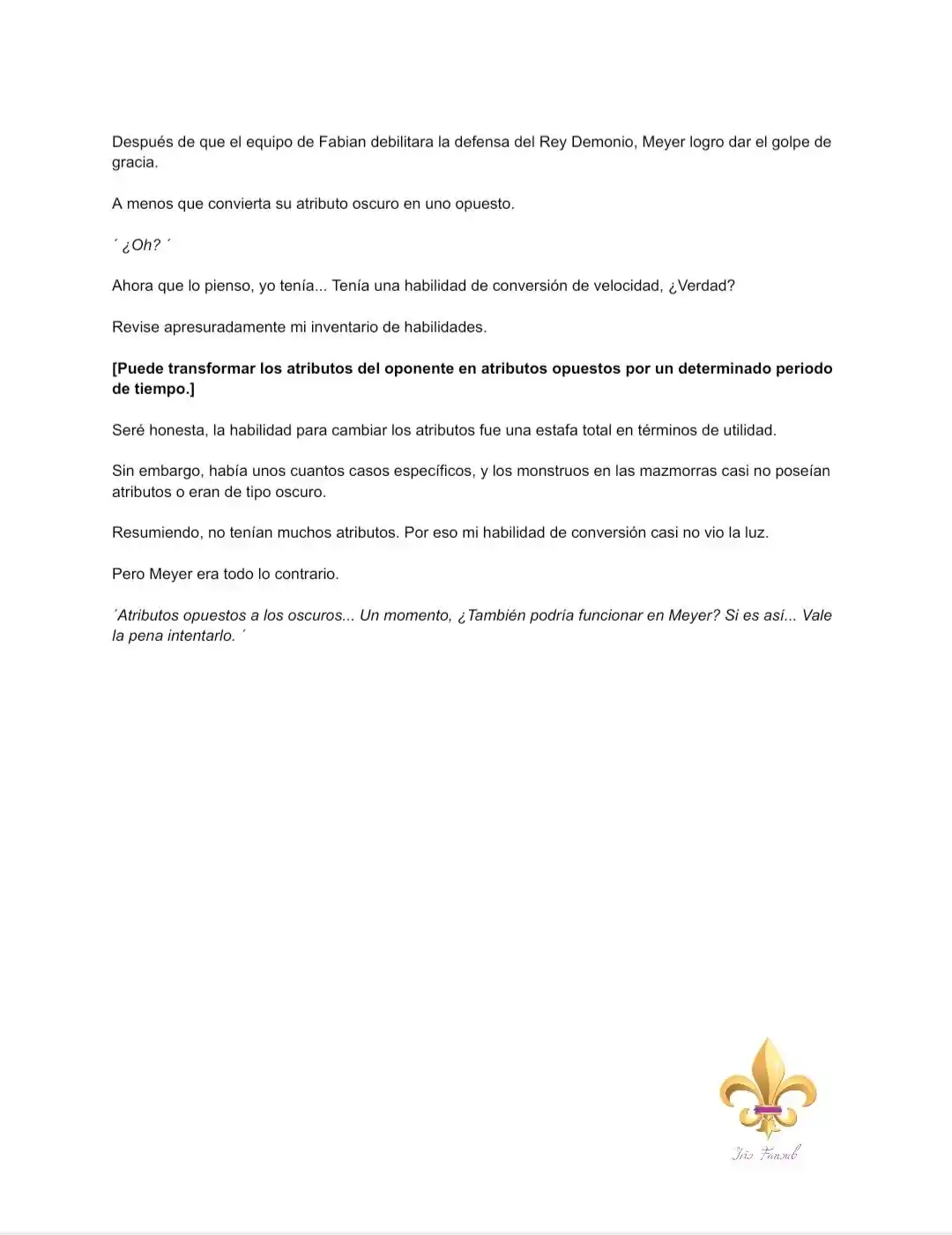 Es Un Malentendido Que Soy La Amante Del Jefe Final (Novela) - Capítulo 3 - Página 9 - LectorTMOo
