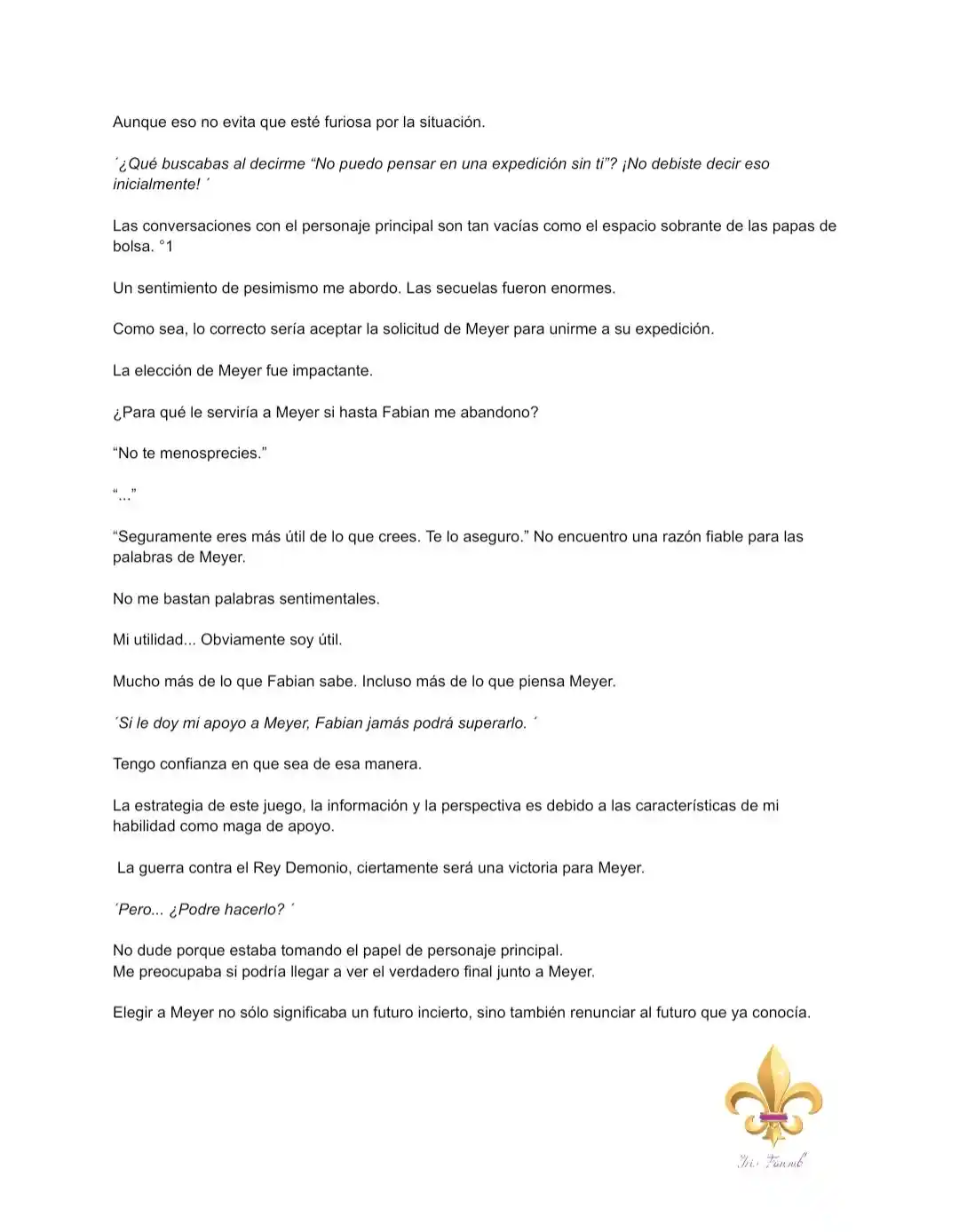 Es Un Malentendido Que Soy La Amante Del Jefe Final (Novela) - Capítulo 4 - Página 4 - LectorTMOo