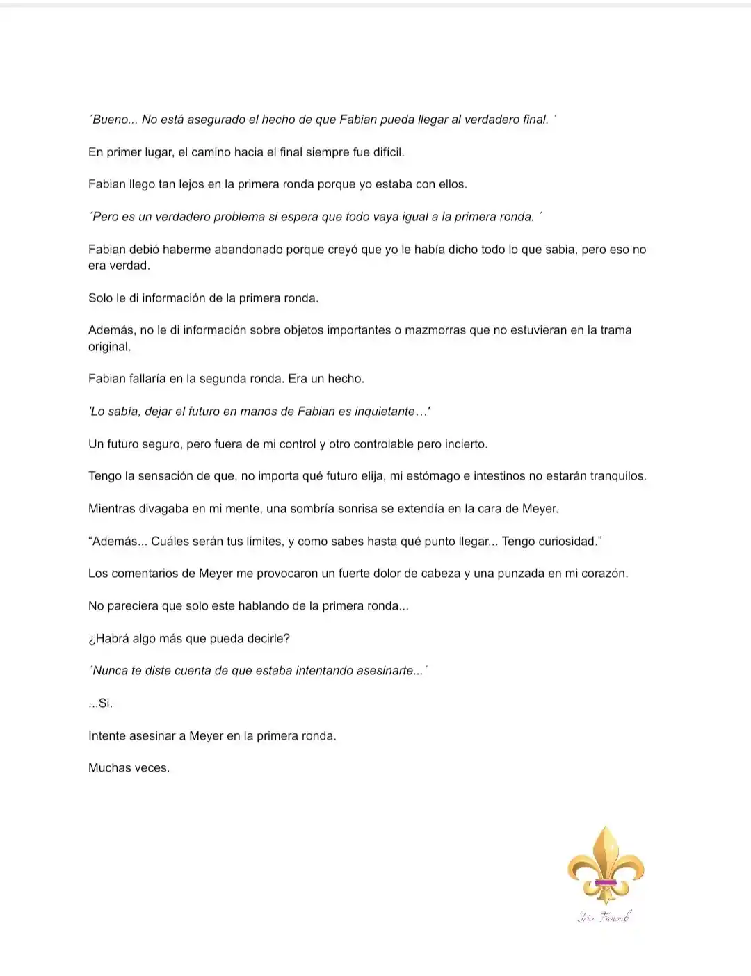 Es Un Malentendido Que Soy La Amante Del Jefe Final (Novela) - Capítulo 4 - Página 5 - LectorTMOo