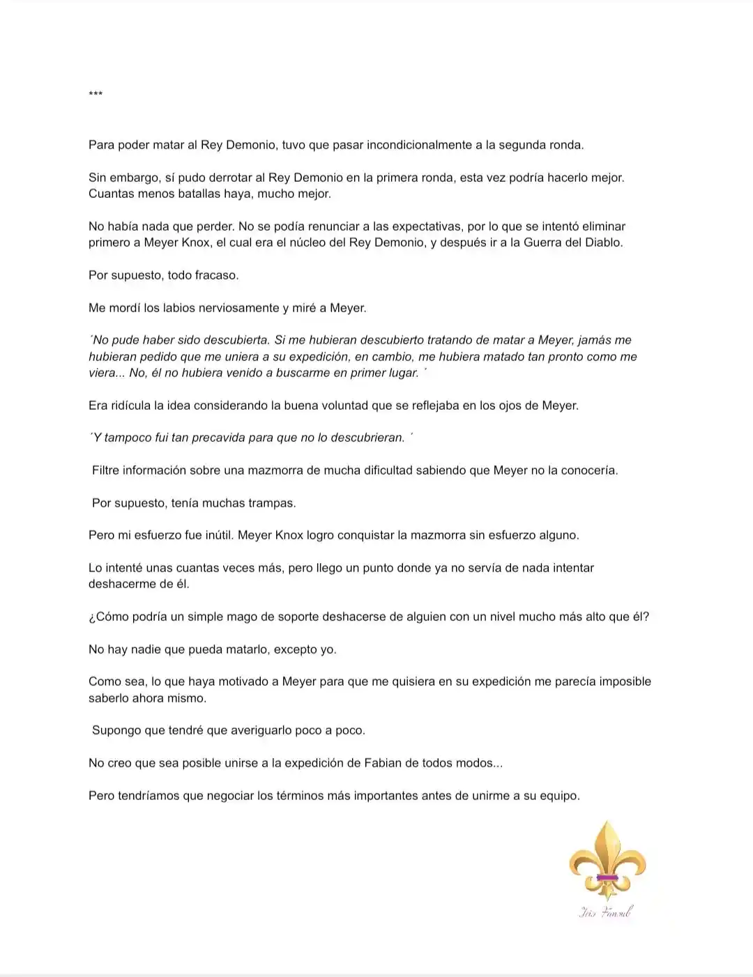Es Un Malentendido Que Soy La Amante Del Jefe Final (Novela) - Capítulo 4 - Página 6 - LectorTMOo