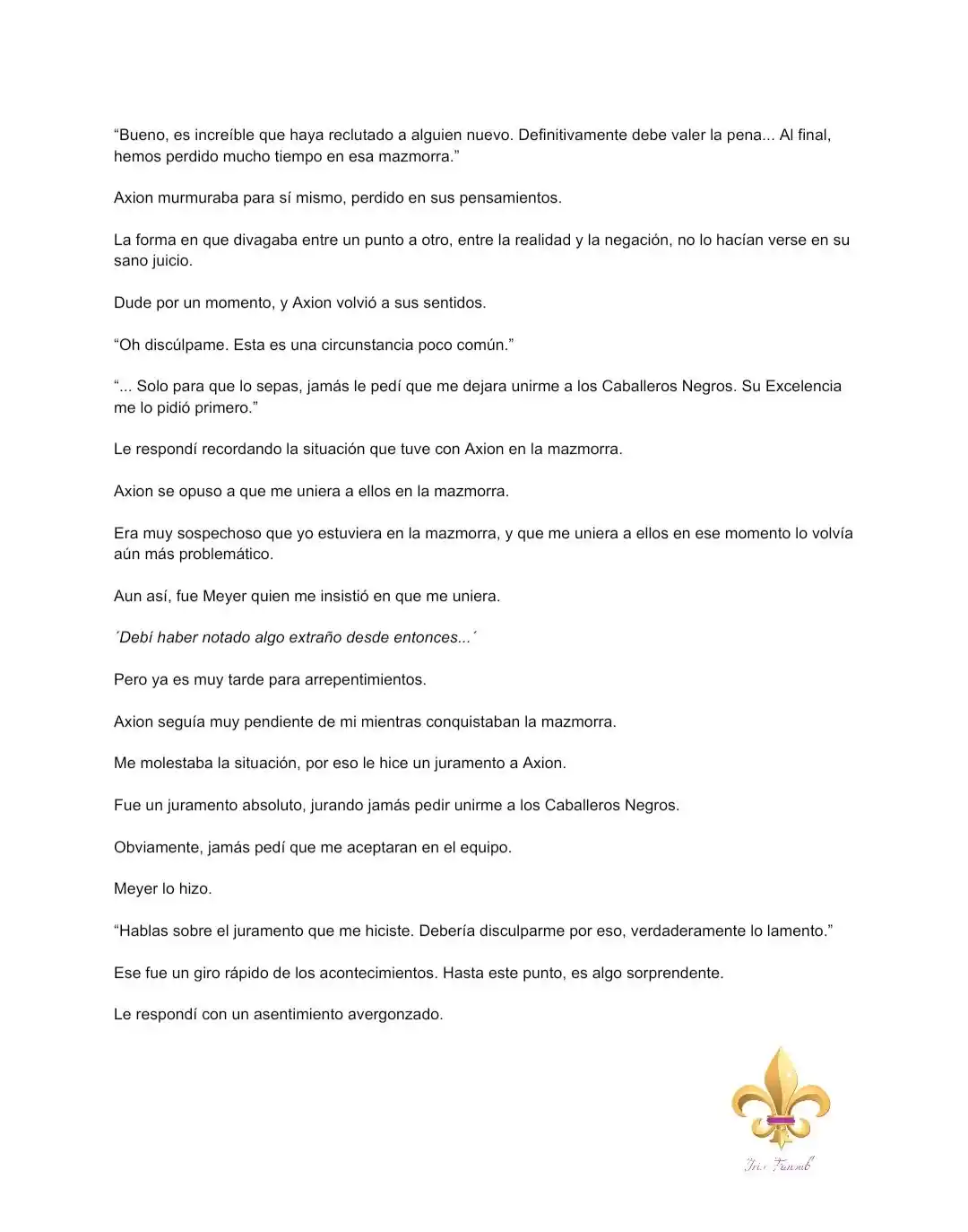 Es Un Malentendido Que Soy La Amante Del Jefe Final (Novela) - Capítulo 5 - Página 7 - LectorTMOo