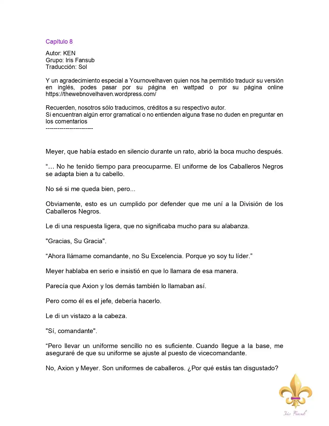 Es Un Malentendido Que Soy La Amante Del Jefe Final (Novela) - Capítulo 8 - Página 2 - LectorTMOo