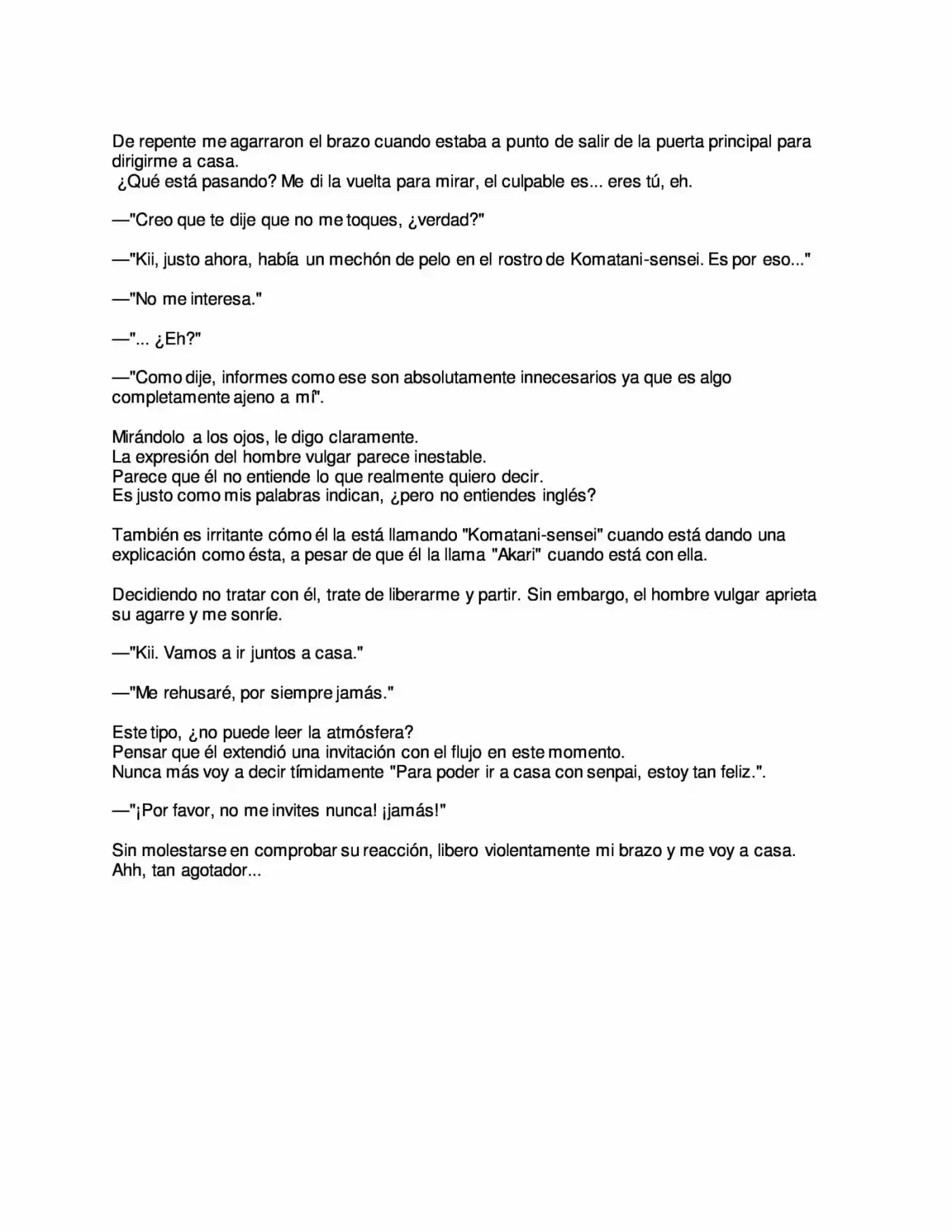Escape Galge 2015 (Novela) - Capítulo 3 - Página 6 - LectorTMOo