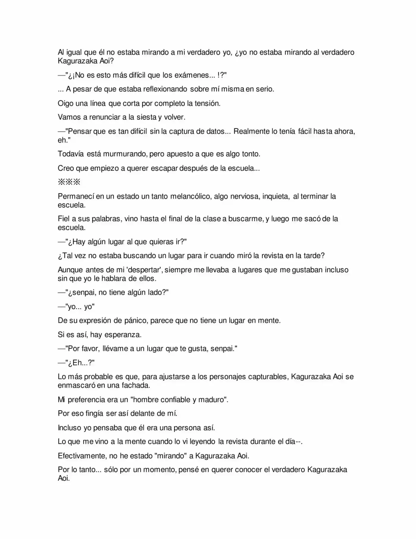 Escape Galge 2015 (Novela) - Capítulo 7 - Página 5 - LectorTMOo