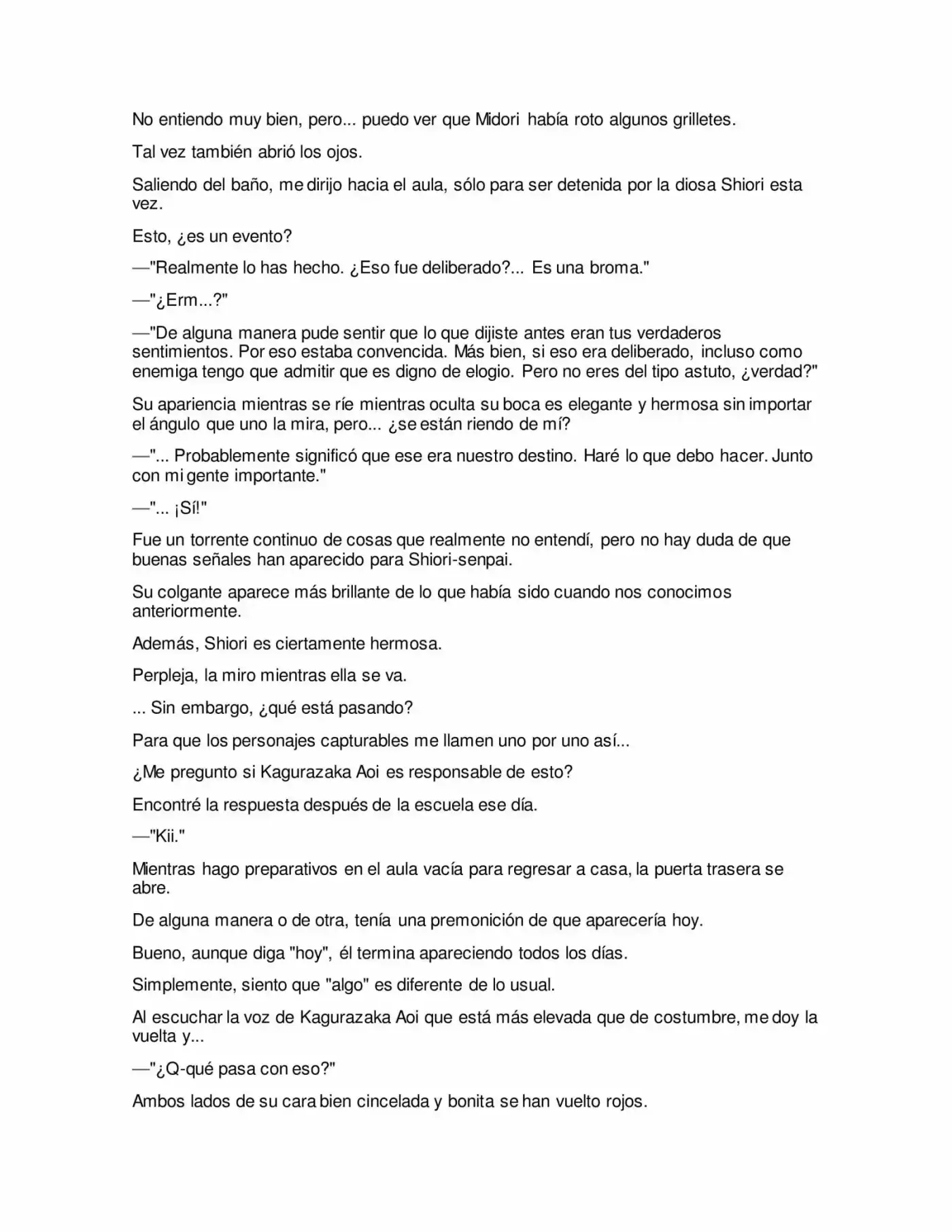 Escape Galge 2015 (Novela) - Capítulo 7 - Página 15 - LectorTMOo