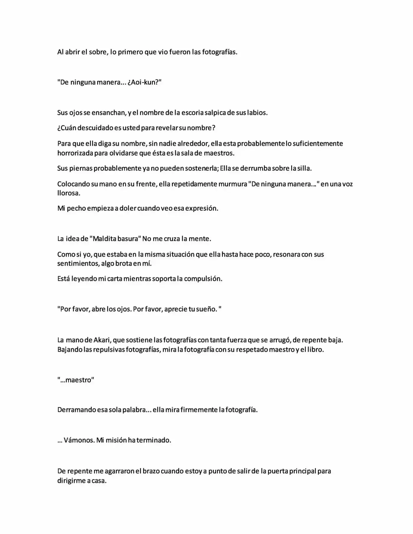 Escape Galge 2016 (Novela) - Capítulo 6 - Página 5 - LectorTMOo