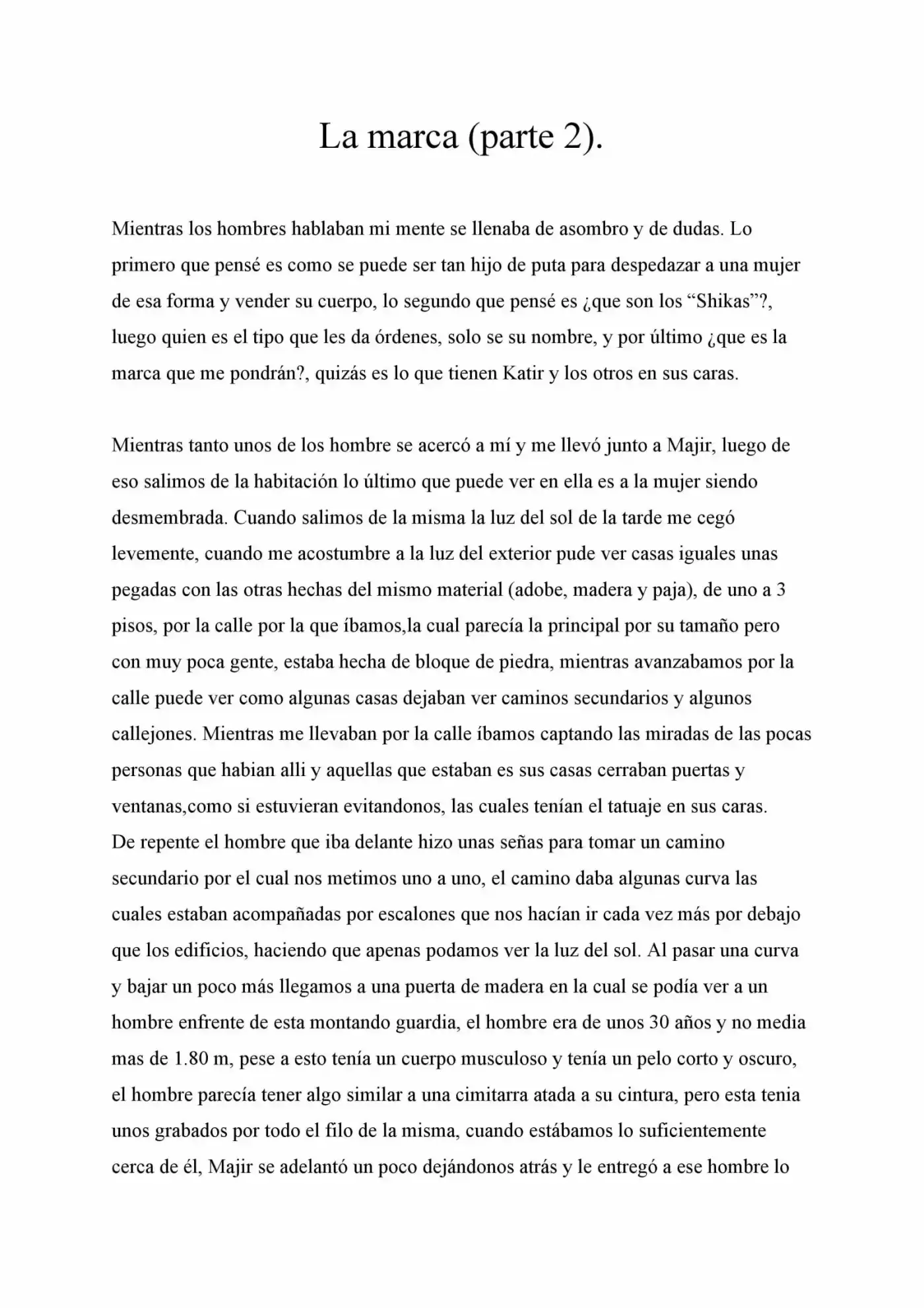 Esclavos Del Shijara. (Novela) - Capítulo 5 - Página 1 - LectorTMOo