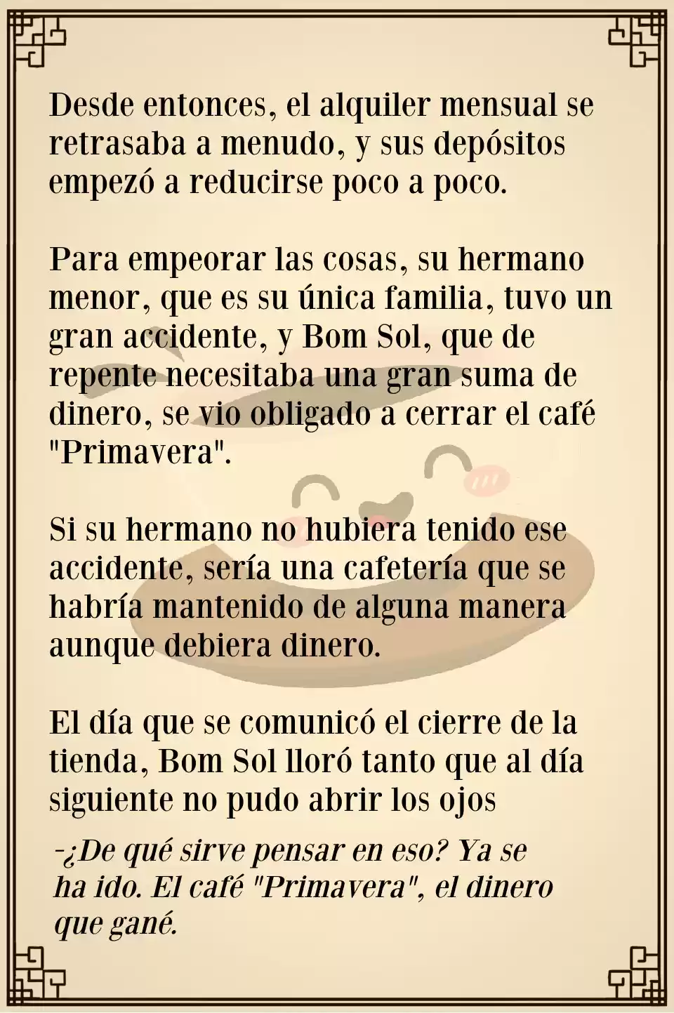 Espresso Primaveral (Novela) - Capítulo 1 - Página 11 - LectorTMOo