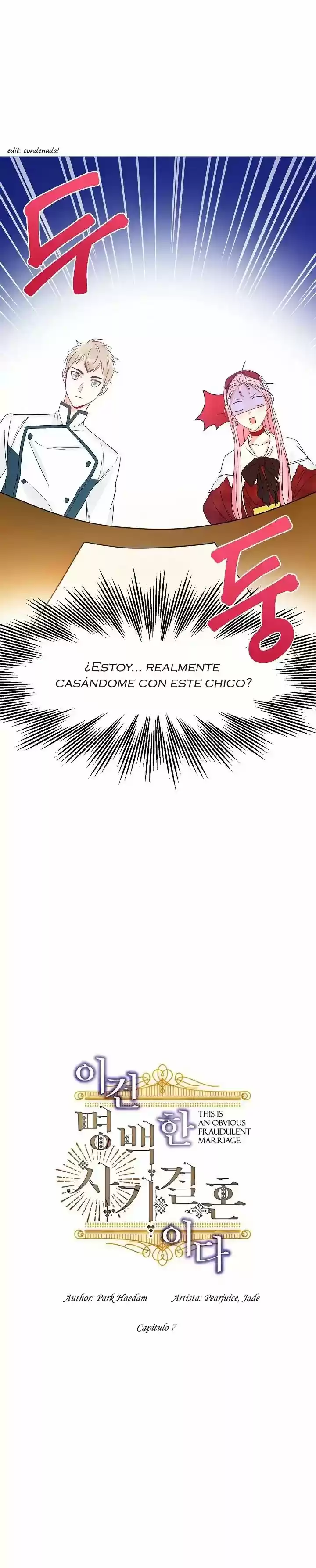Este Es Un Obvio Matrimonio Fraudulento - Capítulo 7 - Página 5 - LectorTMOo