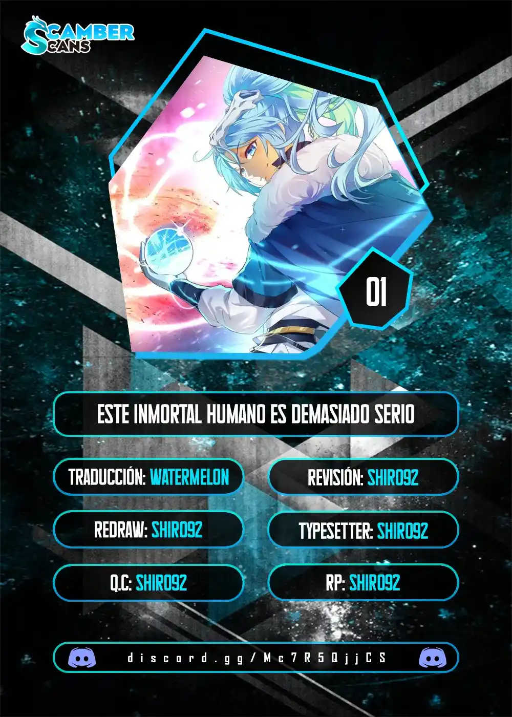 Este Inmortal Humano Es Demasiado Serio - Capítulo 01 - Página 1 - LectorTMOo