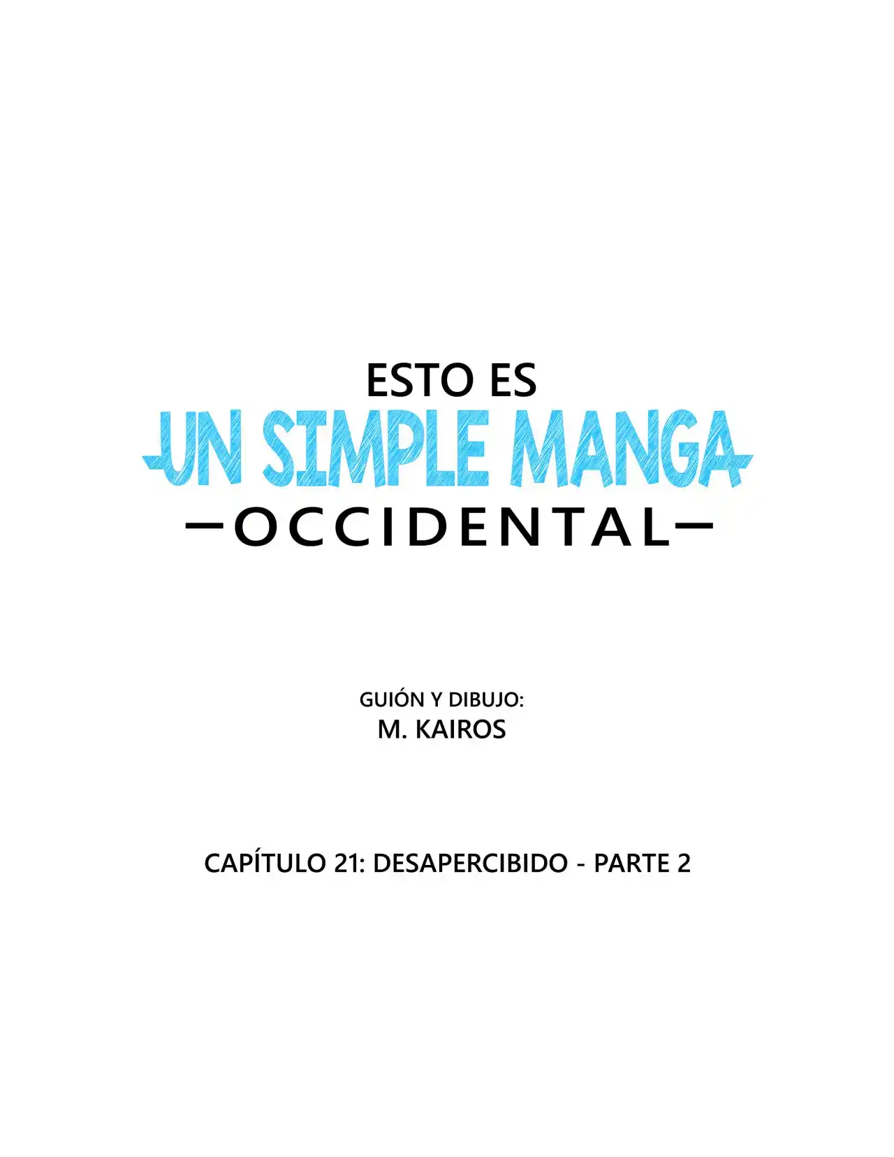 Esto Es Un Simple Manga Occidental - Capítulo 21 - Página 1 - LectorTMOo