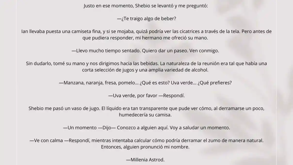 Estoy Aquí Por Las Flores. (Novela) - Capítulo 11 - Página 6 - LectorTMOo