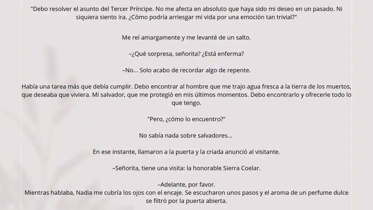 Estoy Aquí Por Las Flores. (Novela) - Capítulo 3 - Página 5 - LectorTMOo