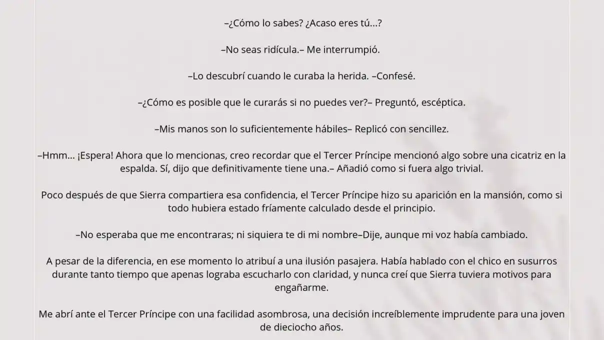 Estoy Aquí Por Las Flores. (Novela) - Capítulo 4 - Página 5 - LectorTMOo
