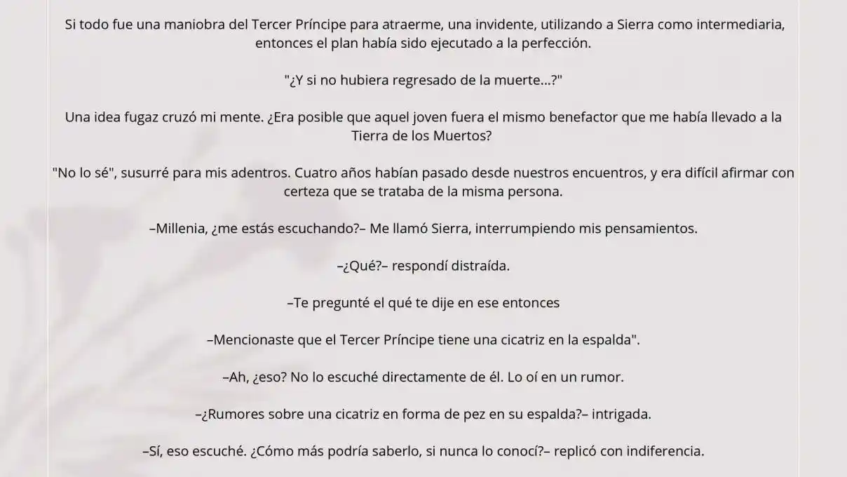 Estoy Aquí Por Las Flores. (Novela) - Capítulo 4 - Página 6 - LectorTMOo
