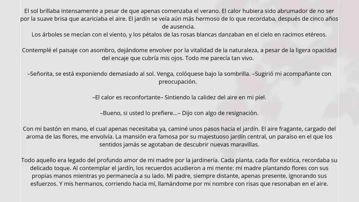 Estoy Aquí Por Las Flores. (Novela) - Capítulo 5 - Página 2 - LectorTMOo