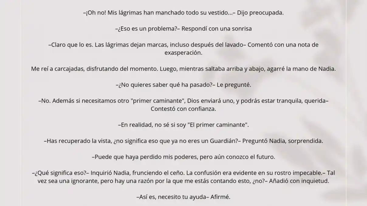 Estoy Aquí Por Las Flores. (Novela) - Capítulo 5 - Página 8 - LectorTMOo