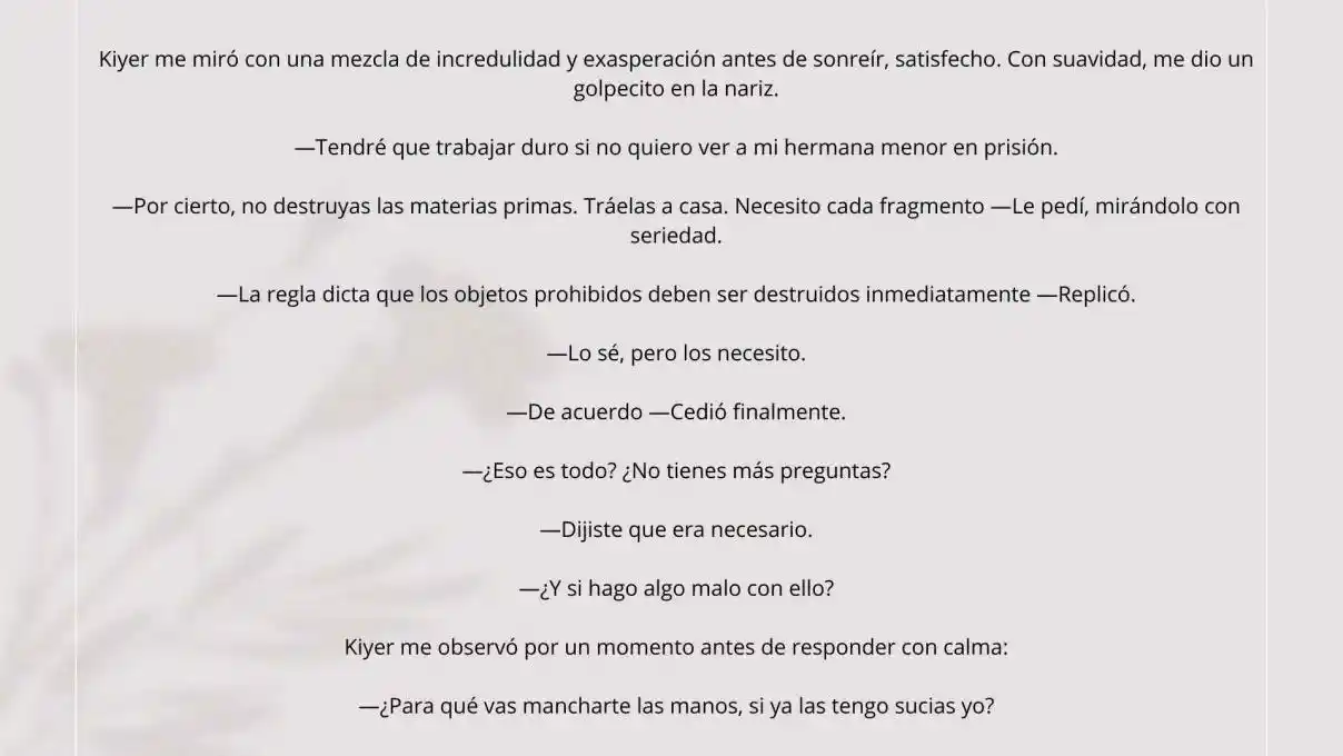 Estoy Aquí Por Las Flores. (Novela) - Capítulo 8 - Página 7 - LectorTMOo