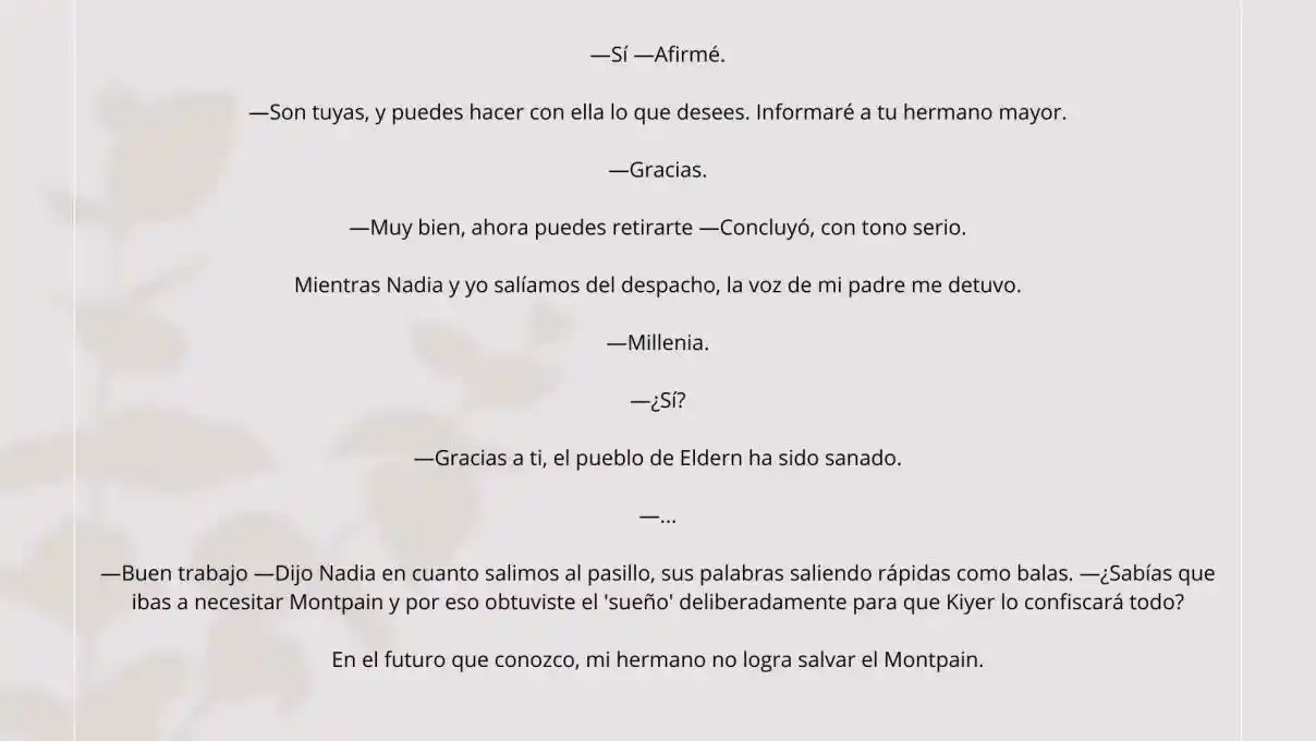 Estoy Aquí Por Las Flores. (Novela) - Capítulo 9 - Página 8 - LectorTMOo