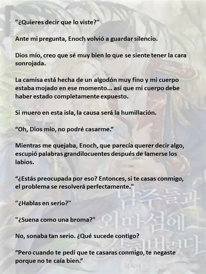 Estoy Atrapada En Una Isla Remota Con Los Protagonistas Masculinos (Novela) - Capítulo 20 - Página 7 - LectorTMOo