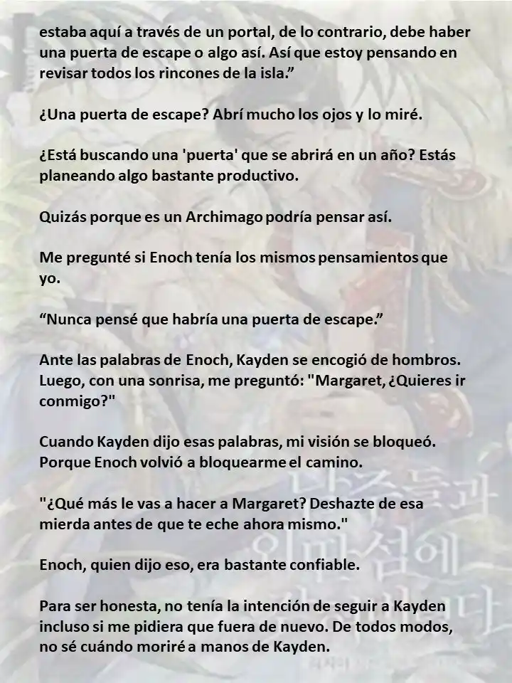 Estoy Atrapada En Una Isla Remota Con Los Protagonistas Masculinos (Novela) - Capítulo 21 - Página 8 - LectorTMOo