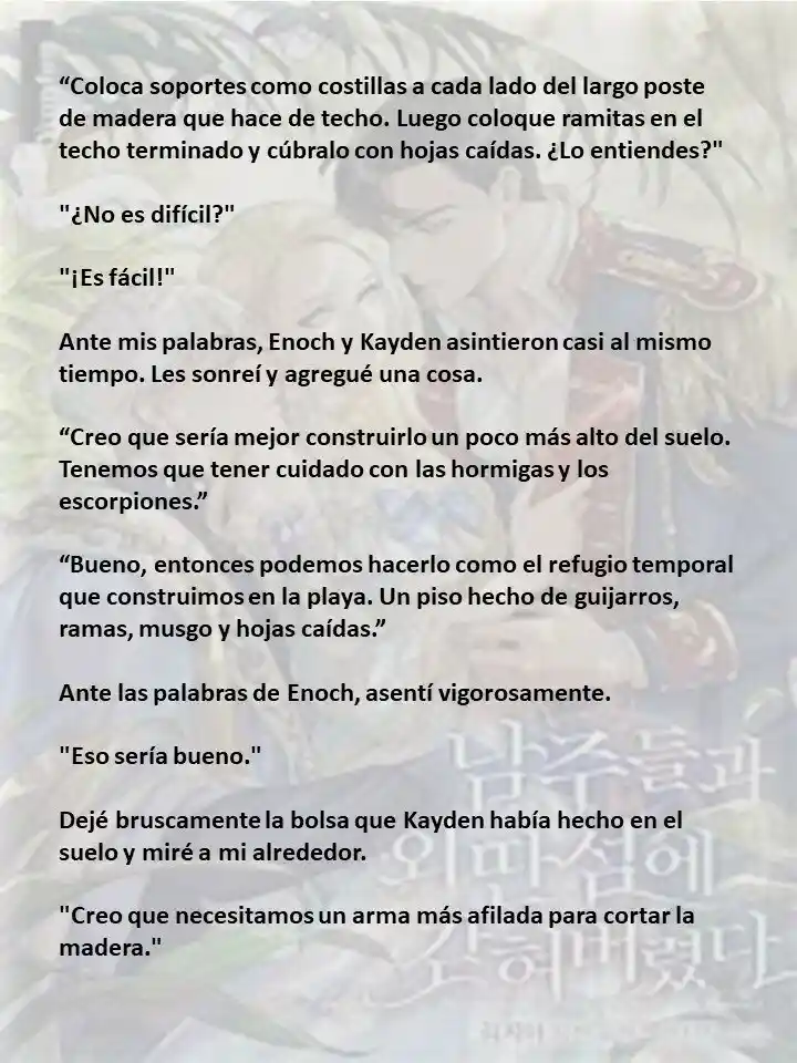 Estoy Atrapada En Una Isla Remota Con Los Protagonistas Masculinos (Novela) - Capítulo 28 - Página 4 - LectorTMOo