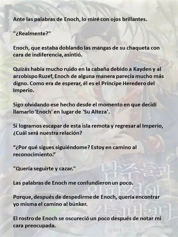 Estoy Atrapada En Una Isla Remota Con Los Protagonistas Masculinos (Novela) - Capítulo 32 - Página 9 - LectorTMOo