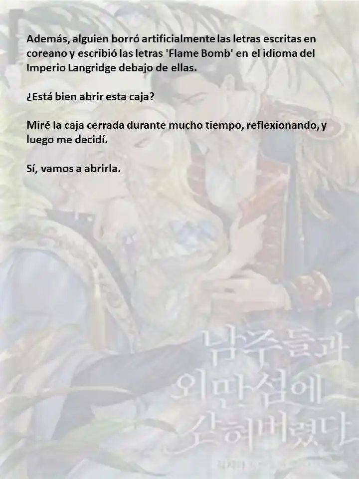 Estoy Atrapada En Una Isla Remota Con Los Protagonistas Masculinos (Novela) - Capítulo 34 - Página 11 - LectorTMOo