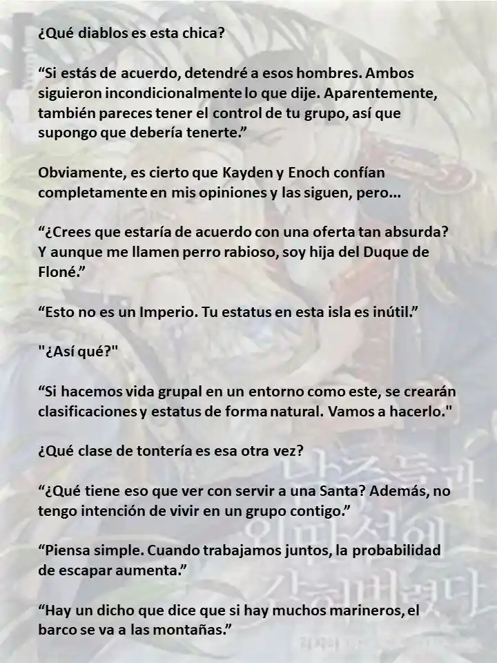 Estoy Atrapada En Una Isla Remota Con Los Protagonistas Masculinos (Novela) - Capítulo 39 - Página 6 - LectorTMOo
