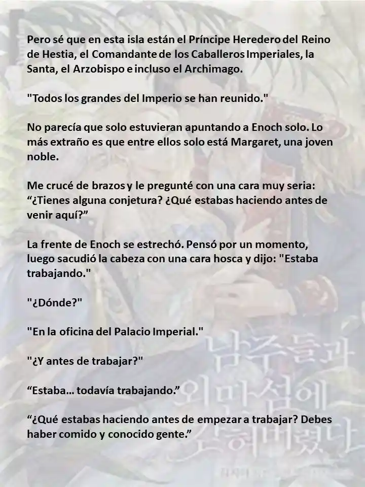 Estoy Atrapada En Una Isla Remota Con Los Protagonistas Masculinos (Novela) - Capítulo 4 - Página 4 - LectorTMOo