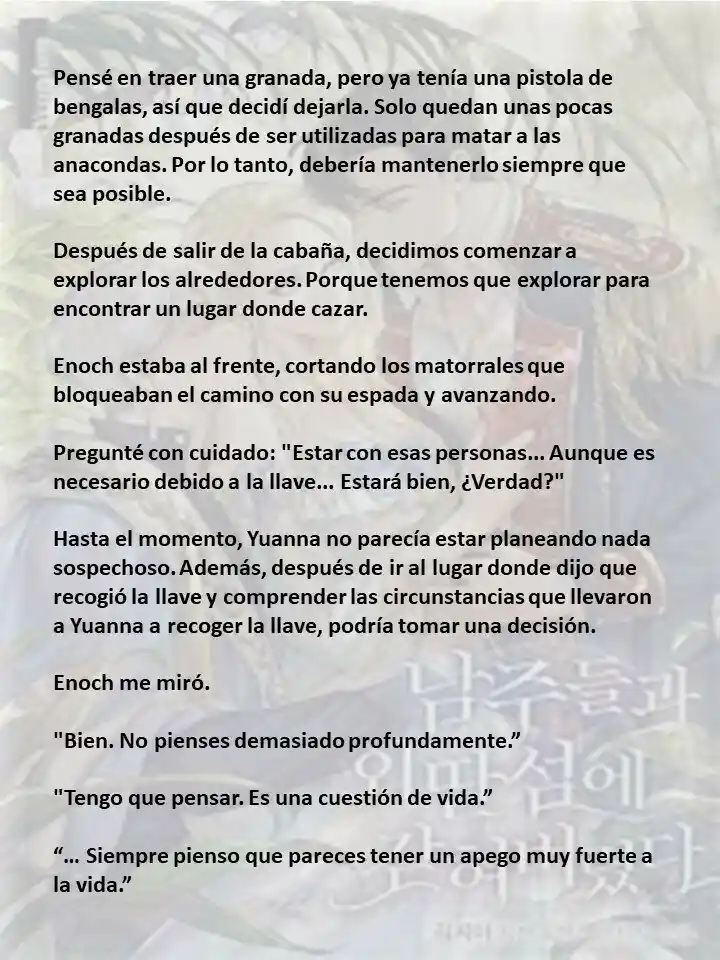 Estoy Atrapada En Una Isla Remota Con Los Protagonistas Masculinos (Novela) - Capítulo 52 - Página 6 - LectorTMOo