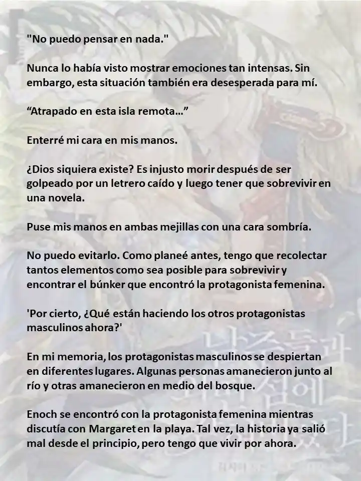 Estoy Atrapada En Una Isla Remota Con Los Protagonistas Masculinos (Novela) - Capítulo 6 - Página 4 - LectorTMOo