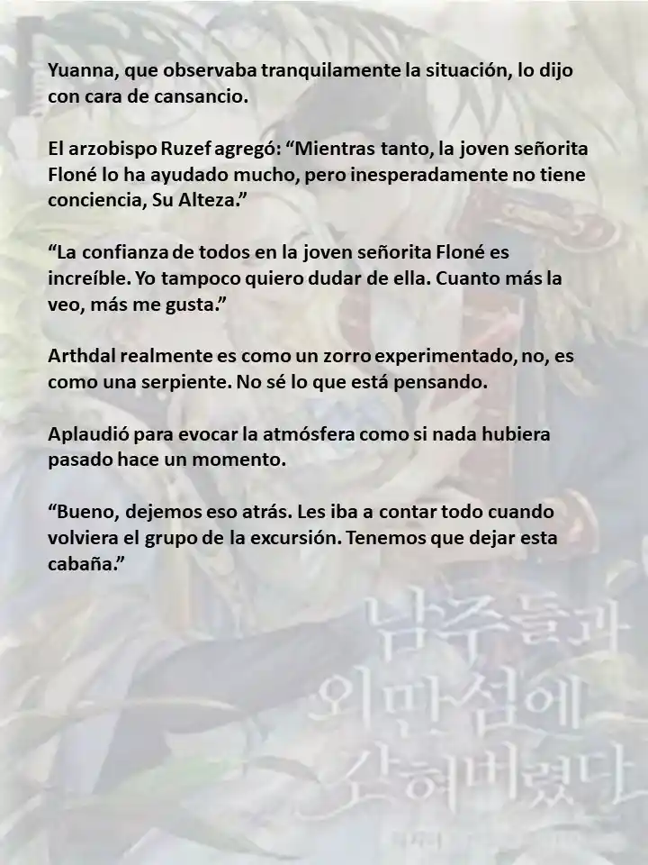 Estoy Atrapada En Una Isla Remota Con Los Protagonistas Masculinos (Novela) - Capítulo 89 - Página 10 - LectorTMOo